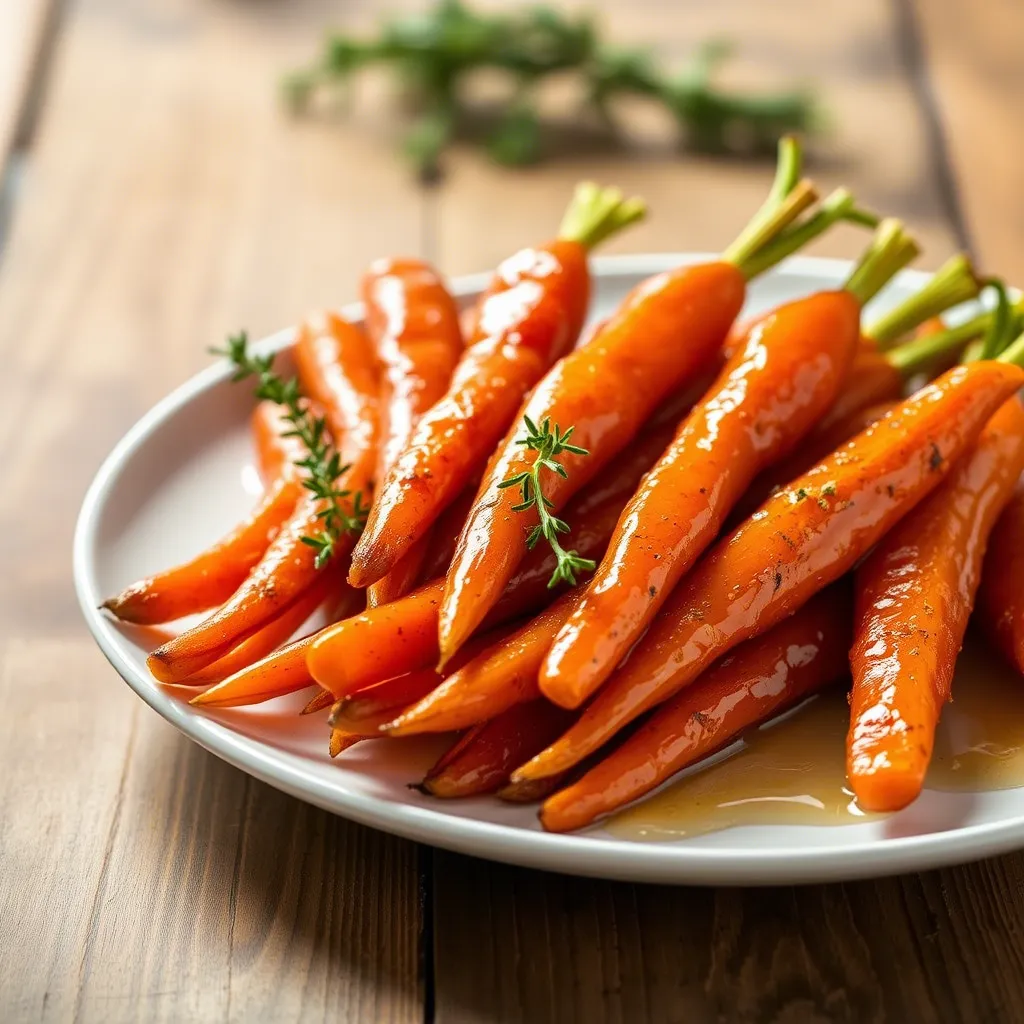 Honey Glazed Carrots with Fresh Thyme