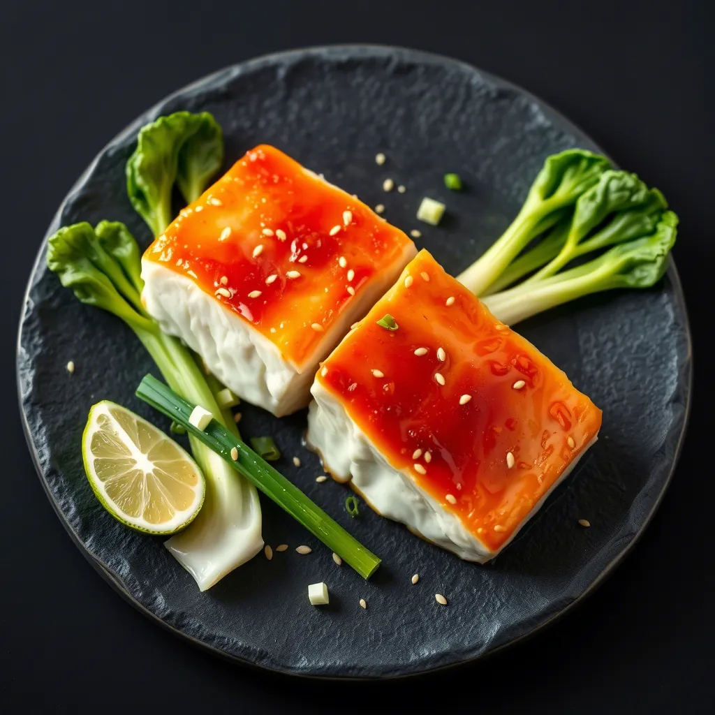 Maple Miso Glazed Cod with Bok Choy