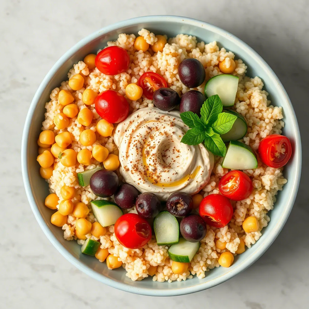 Mediterranean Chickpea Quinoa Bowls