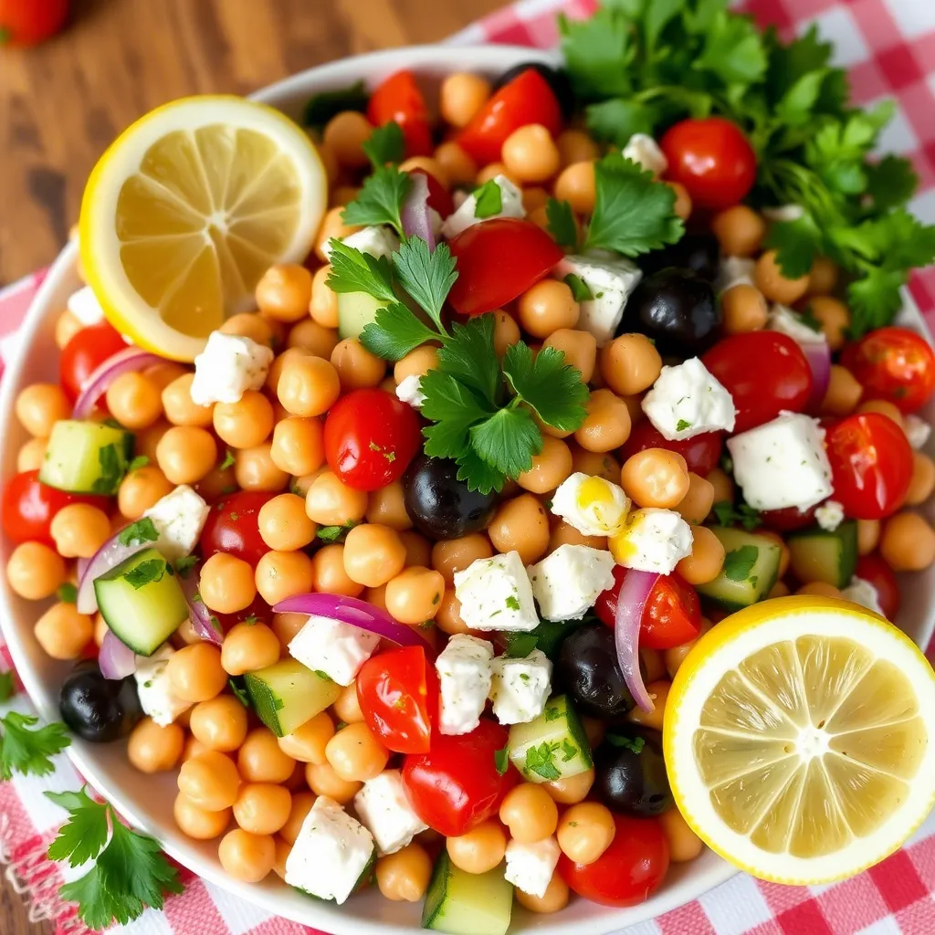 Mediterranean Chickpea Salad