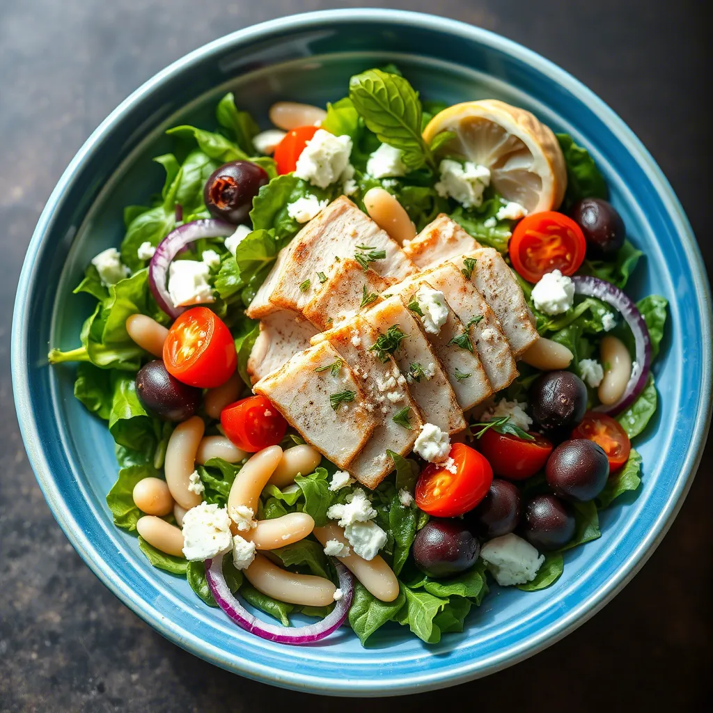 Mediterranean Tuna Salad with White Beans and Olives