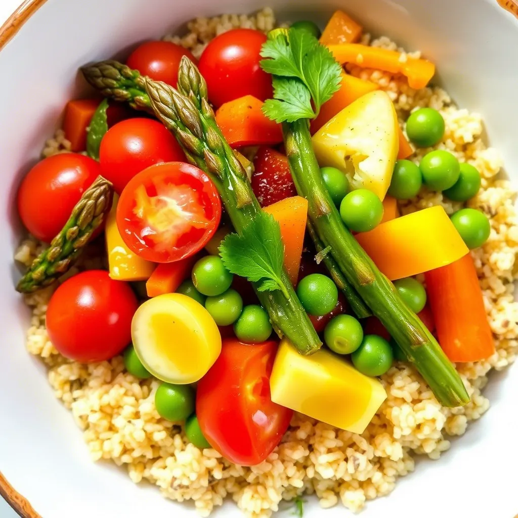 Spring Vegetable Quinoa Bowl