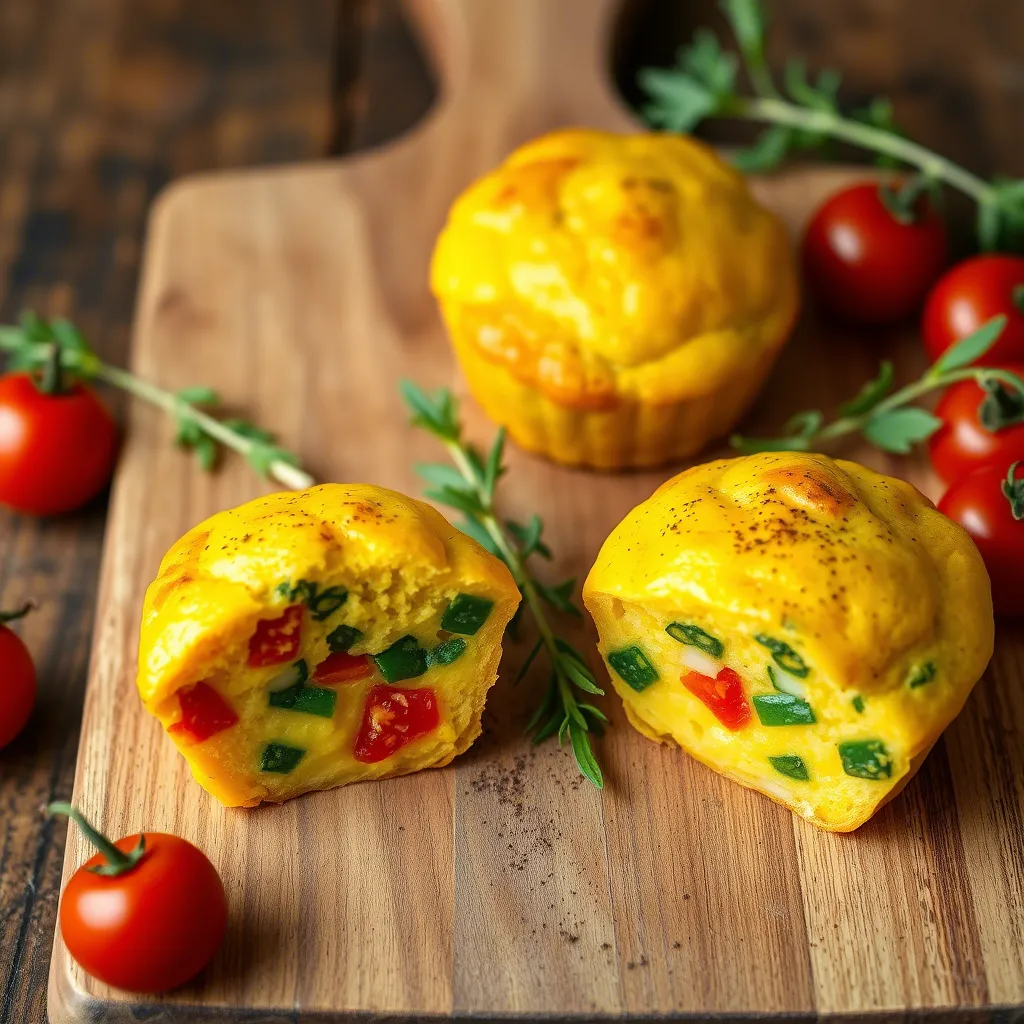 Spring Veggie Egg Muffins with Fresh Herbs