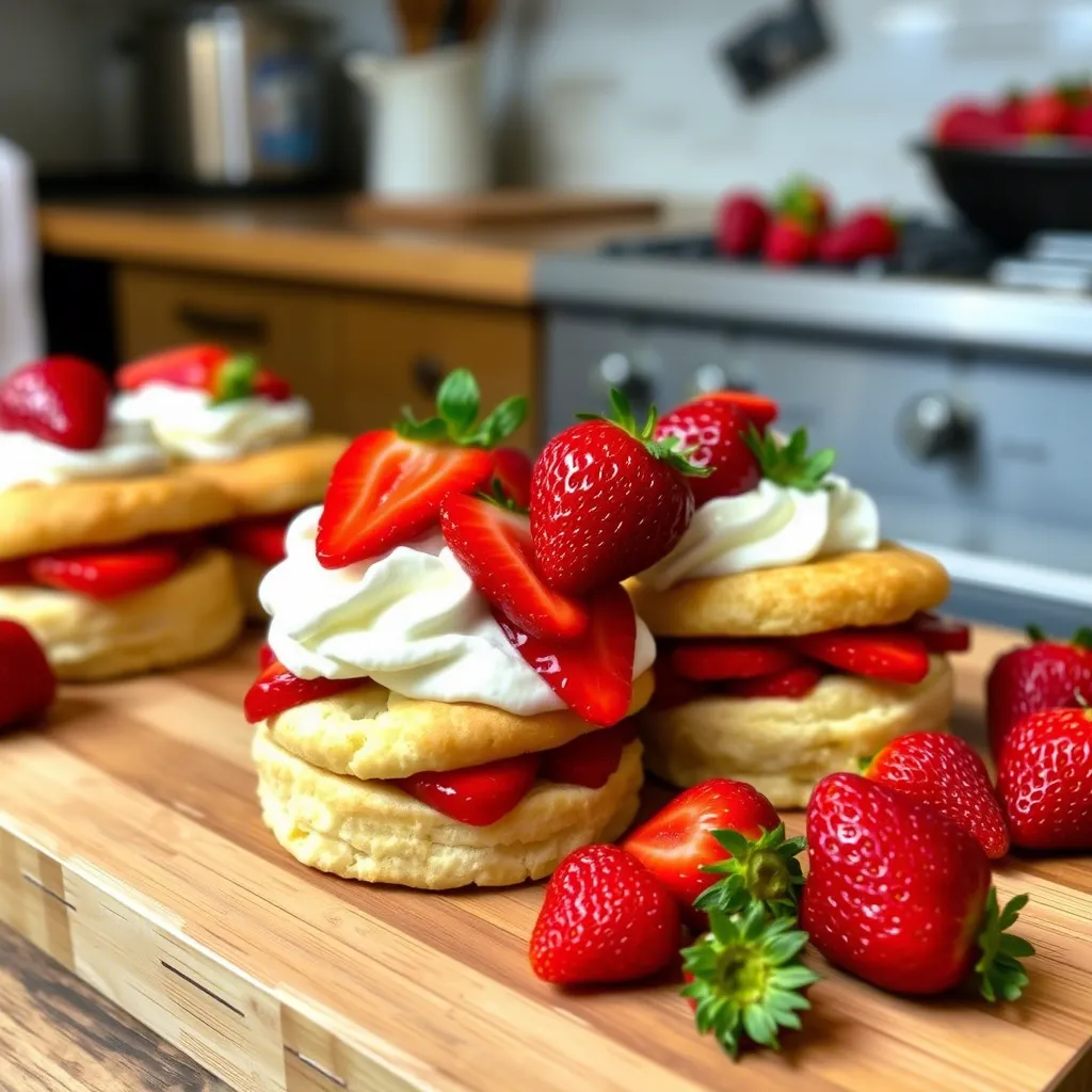 Strawberry Shortcake with Homemade Biscuits