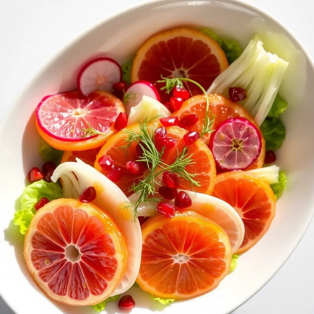 Winter Citrus and Fennel Salad with Pomegranate